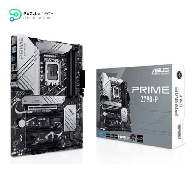 ASUS Prime Z790-P WiFi LGA 1700(Intel® 13th &12th Gen) ATX Motherboard (PCIe 5.0,DDR5,14+1 Power Stages,3X M.2,WiFi 6,Bluetooth v5.2,2.5Gb LAN, Front Panel USB 3.2 Gen 2 Type-C®, Thunderbolt™ 4/USB4)