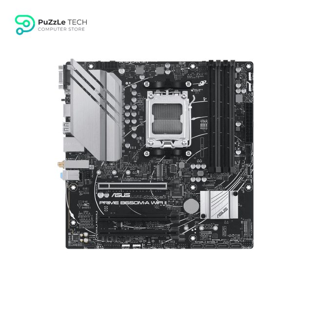 ASUS Mainboard Prime B650M-A WiFi II - Micro-ATX - Socket AM5 - AMD B650