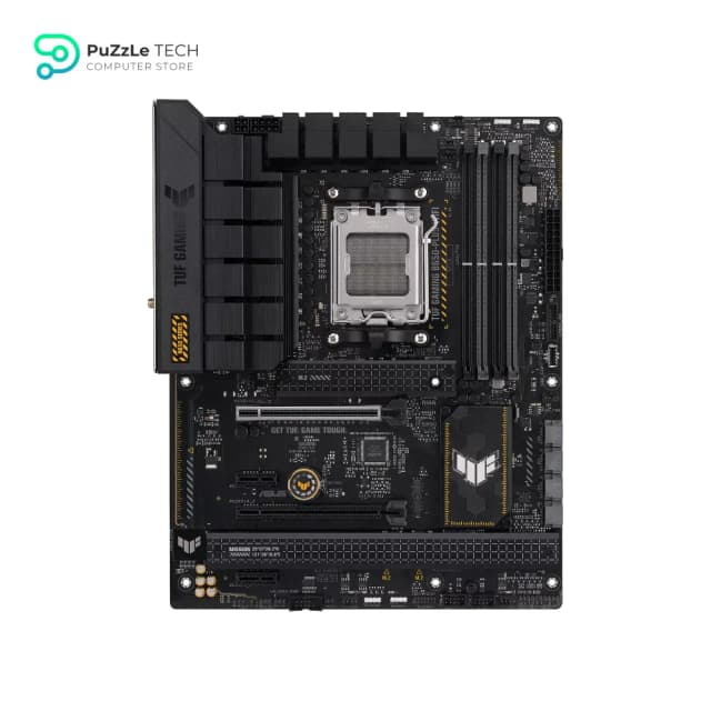 ASUS TUF GAMING B650-PLUS WIFI DDR5, Socket AM5, Ryzen 7000, ATX, DDR5, PCIe 5.0 M.2, WiFi 6, USB4 and Aura Sync Compatibility - AMD B650 Motherboard