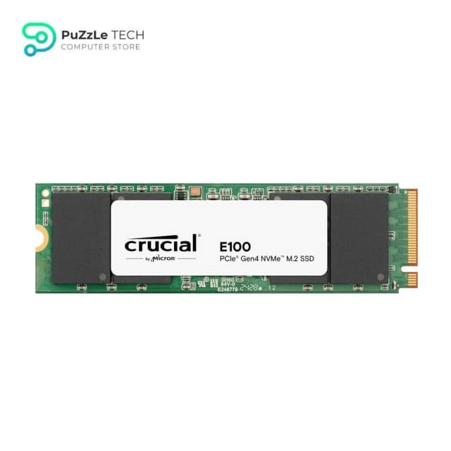 Crucial E100 480GB M.2 NVMe PCIe Gen4 SSD – Up to 4700MB/s Read Speed, Internal Solid State Drive for Laptops & Desktops