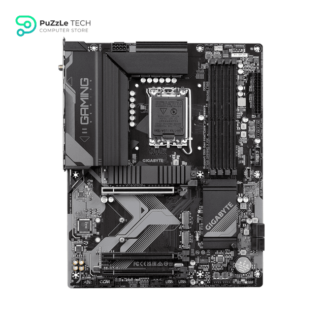 GIGABYTE B760 GAMING X AX LGA 1700 Intel B760 ATX Motherboard with DDR5, M.2, PCIe 4.0, USB 3.2 Gen2X2 Type-C, AMD WiFi 6E, 2.5GbE LAN, Q-Flash Plus, PCIe EZ-Latch