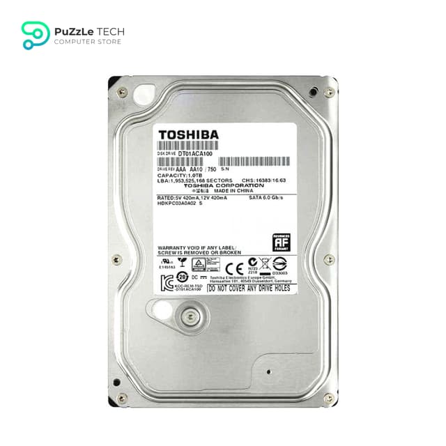 TOSHIBA DT01ACA100 1TB 7200 RPM 32MB Cache SATA 6.0Gb/s 3.5 Internal Hard Drive