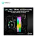 CORSAIR VENGEANCE RGB DDR5 RAM 32GB (2x16GB) 6400MHz CL36 Intel XMP iCUE Compatible Computer Memory - Black 4
