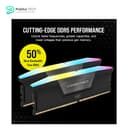 CORSAIR VENGEANCE RGB DDR5 RAM 32GB (2x16GB) 6400MHz CL36 Intel XMP iCUE Compatible Computer Memory - Black 3