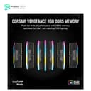 CORSAIR VENGEANCE RGB DDR5 RAM 32GB (2x16GB) 6400MHz CL36 Intel XMP iCUE Compatible Computer Memory - Black 5