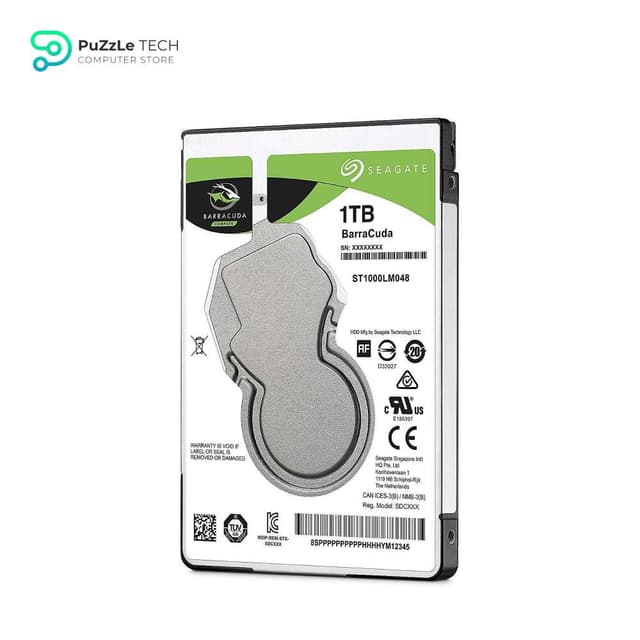 Seagate BarraCuda HDD 1 TB 2.5 Inch Internal Hard Drive 128 MB Cache SATA